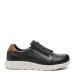 Men´s shoe with lace and zipper, Black