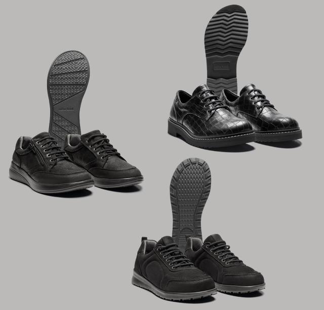 Different outsoles for different feet