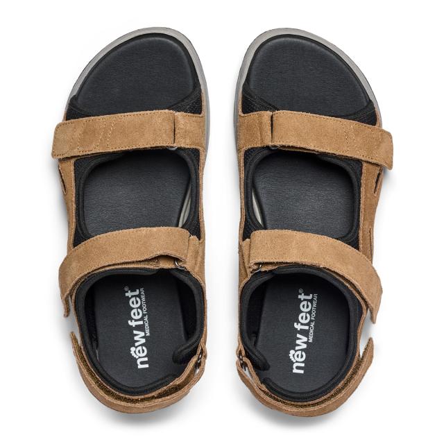 Men´s sporty sandal with adjustable velcro straps