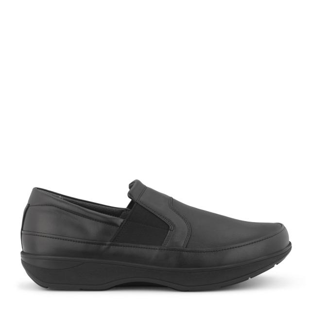 Loafer with elastic in both sides