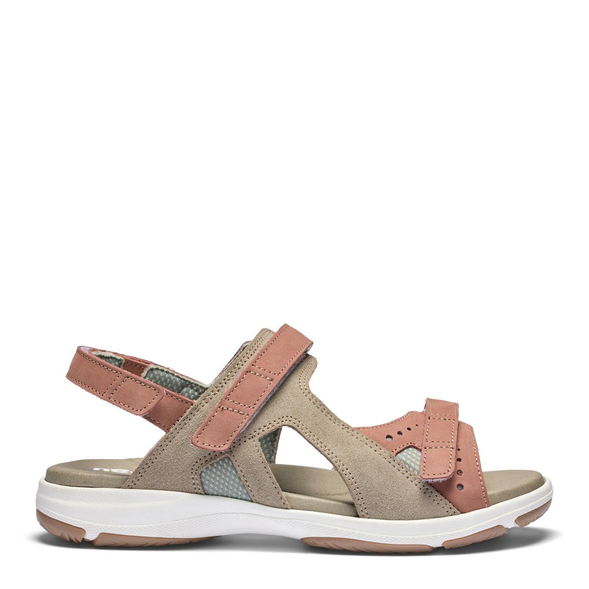Women´s sandal with two velcro and adjustable heelstrap