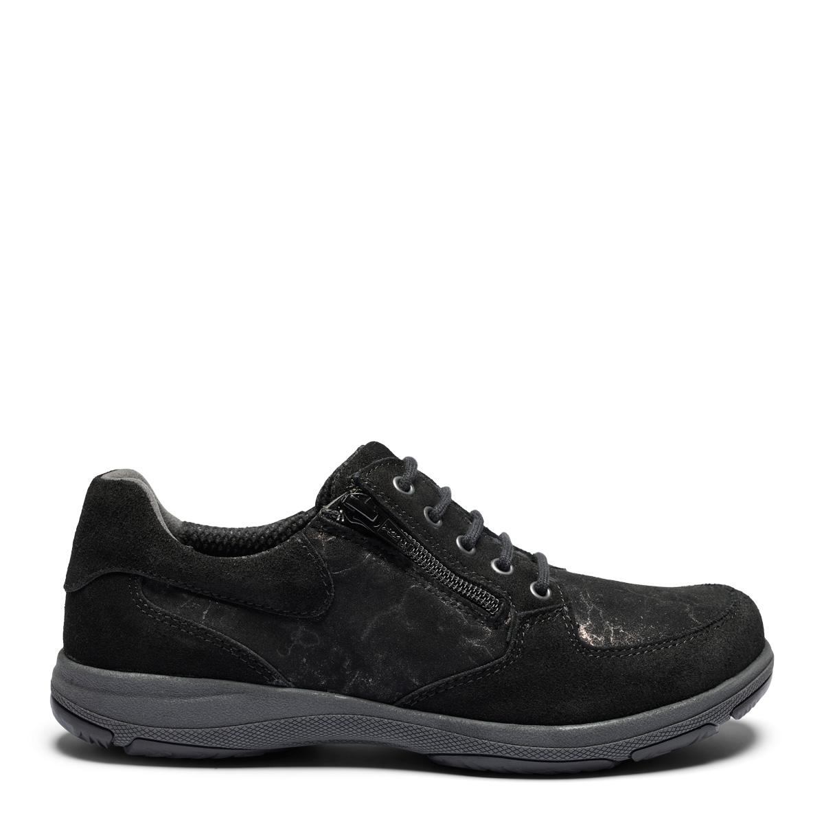 Women´s laced shoe with zipper
