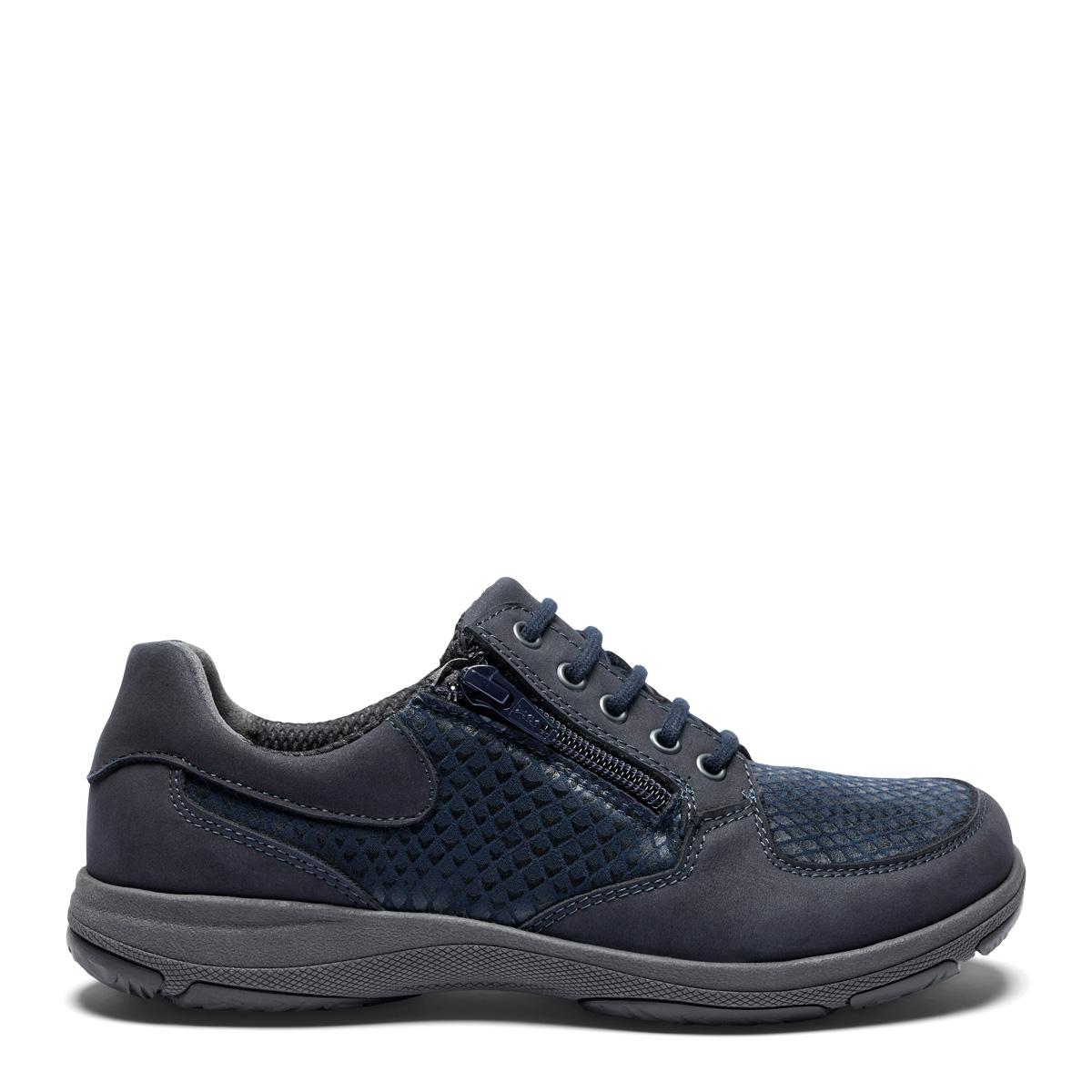Women´s laced shoe with zipper