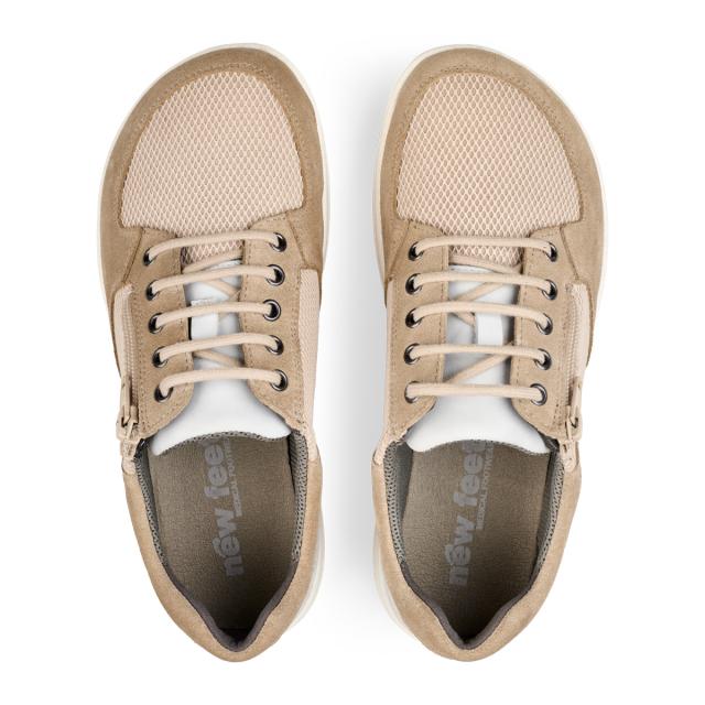 Women´s laced shoe with TextileStretch and zip