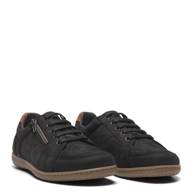 Sneakers for women with zipper and lace closure