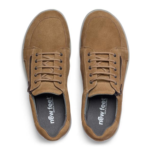 Men´s shoe with lace and zip