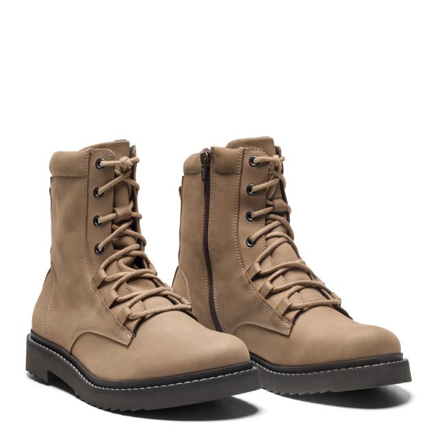 Women´s lined boot with lace and zipper