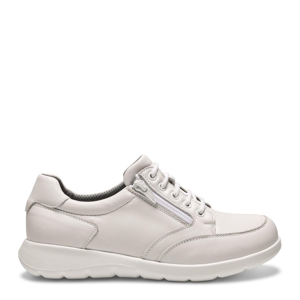 Women´s laced shoe with zipper