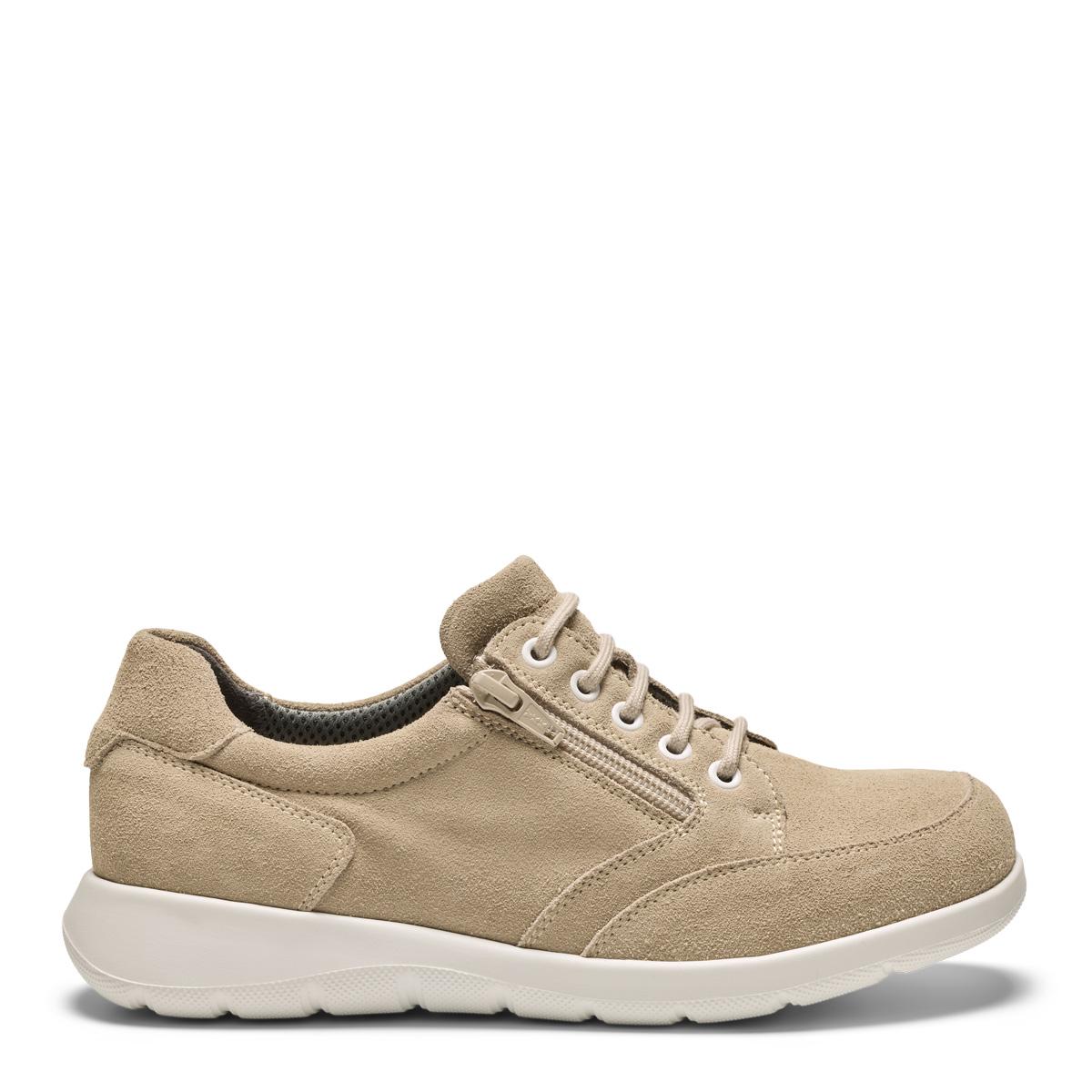 Women´s laced shoe with zipper