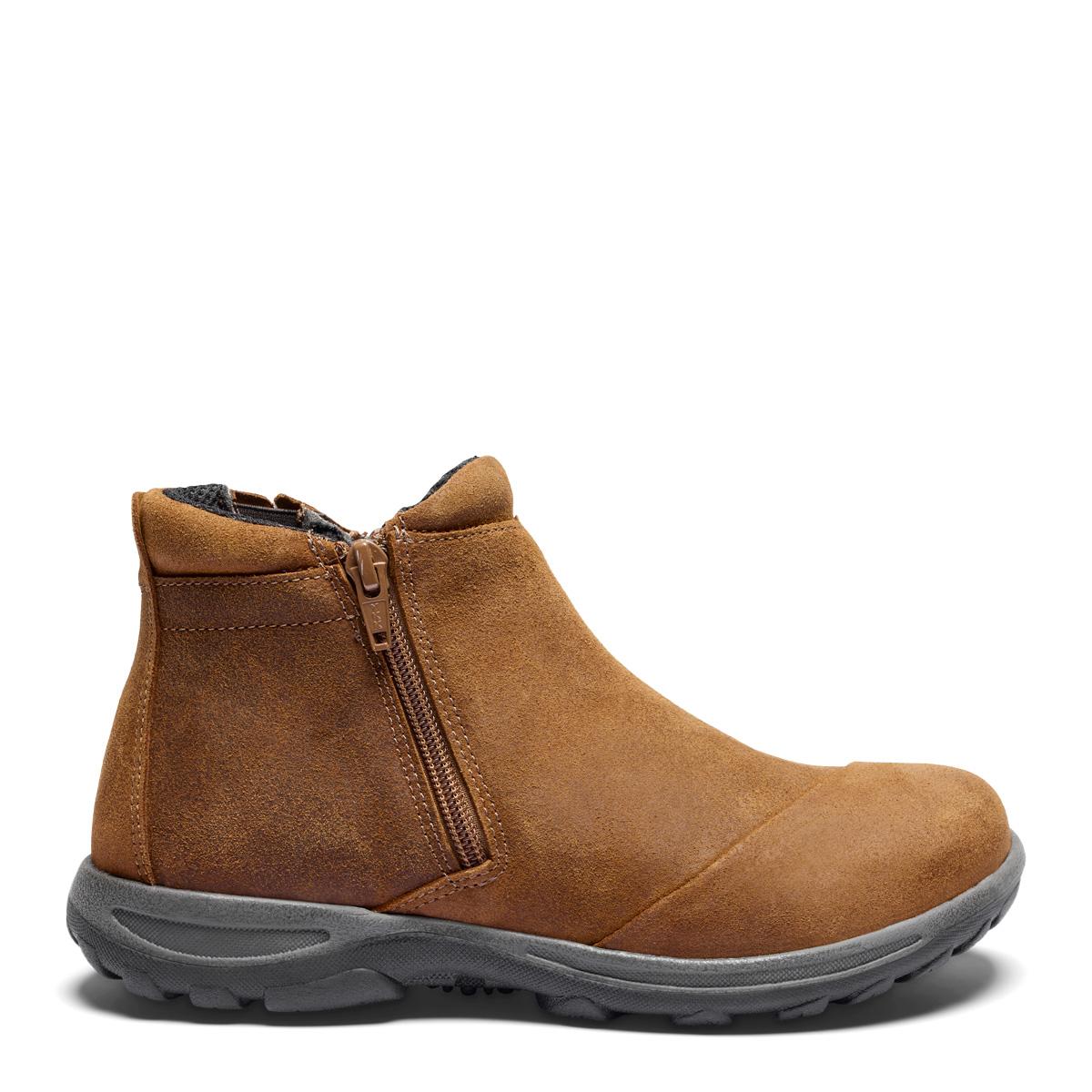 Women´s ankle boot with two zippers