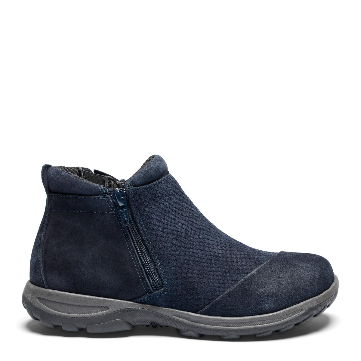 Women´s ankle boot with two zippers