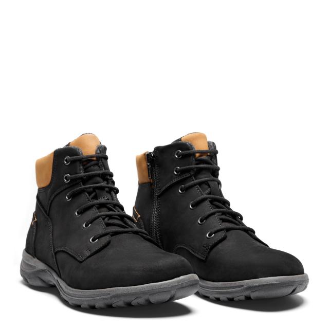 Sporty women boot with lace and zipper