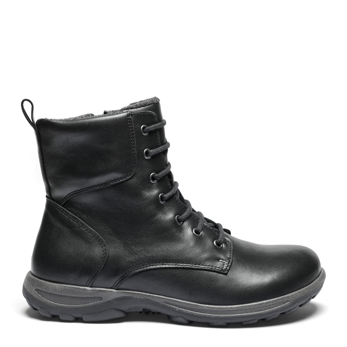 Women boot with lace and zipper