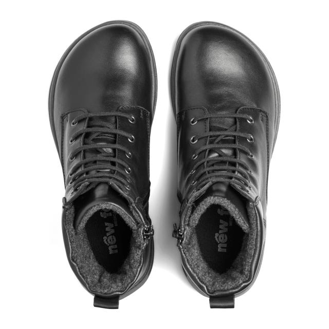 Women boot with lace and zipper