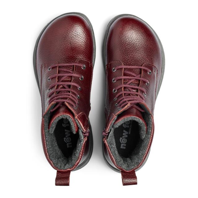 Women boot with lace and zipper