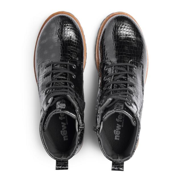 Women´s lace-up boot with zipper