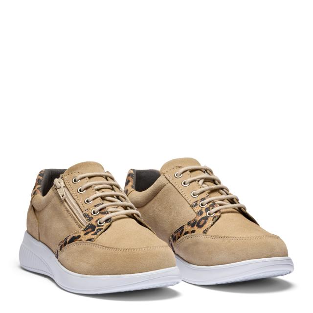 Casual Women´s shoe with lace and zip