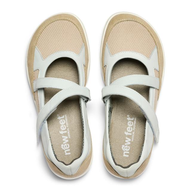 Ballerina with a supportive Velcro strap