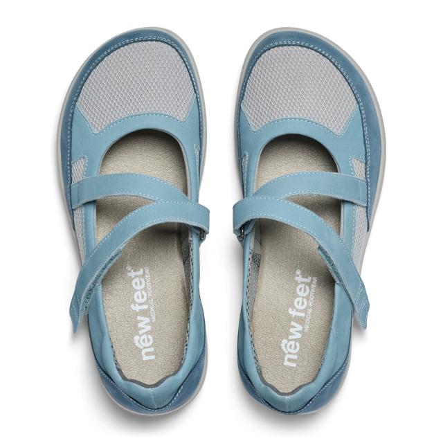 Ballerina with a supportive Velcro strap