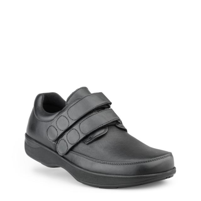 Shoe with velcro, hard rocker sole PRO