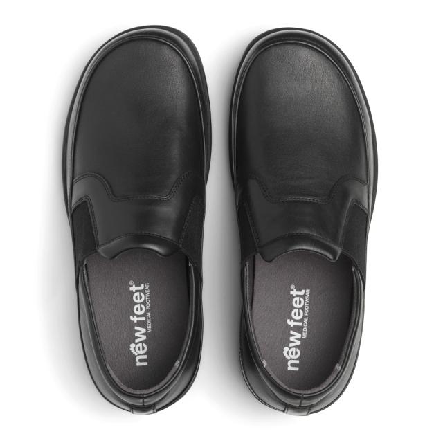 Loafer with elastic in both sides