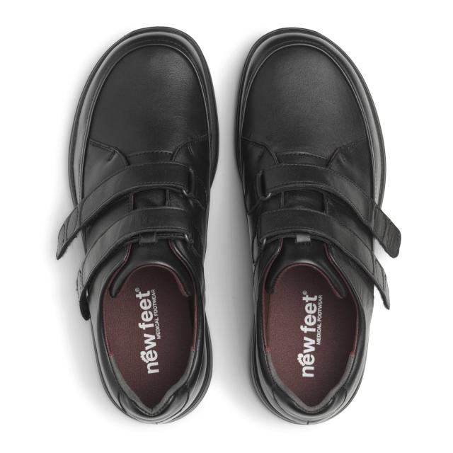 Men's shoes with two velcro straps