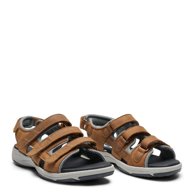Sporty women´s sandal with adjustable heel strap and velcro straps for regulation