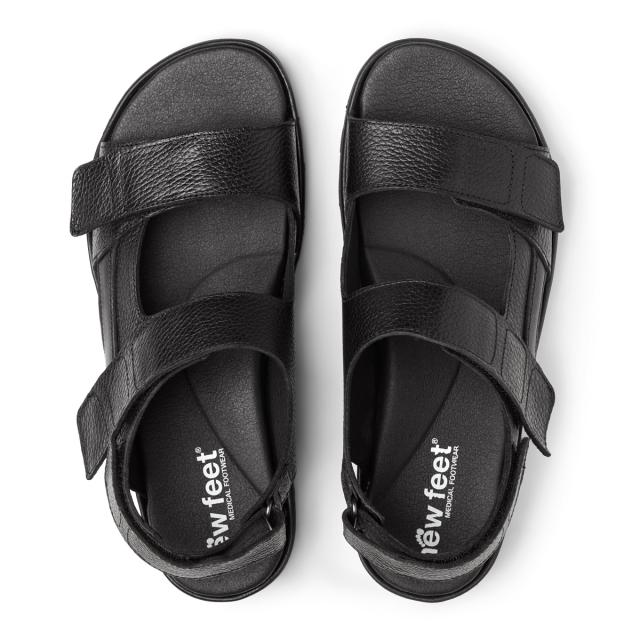 Men´s sandal with two velcro straps and a adjustable heelstrap