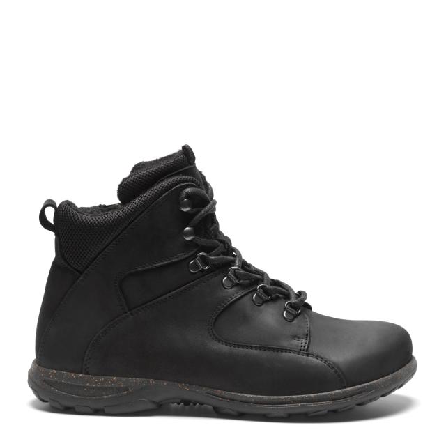Mens boot with lace and zipper