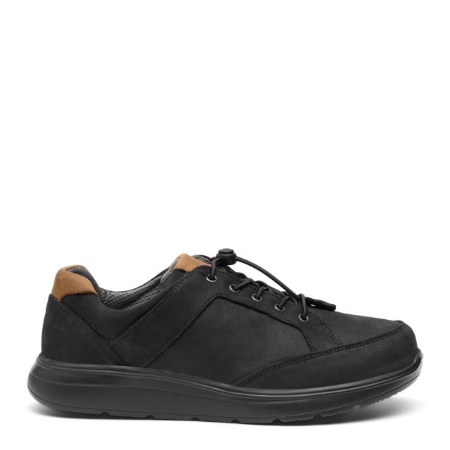 Sporty shoe for men - with elastic laces