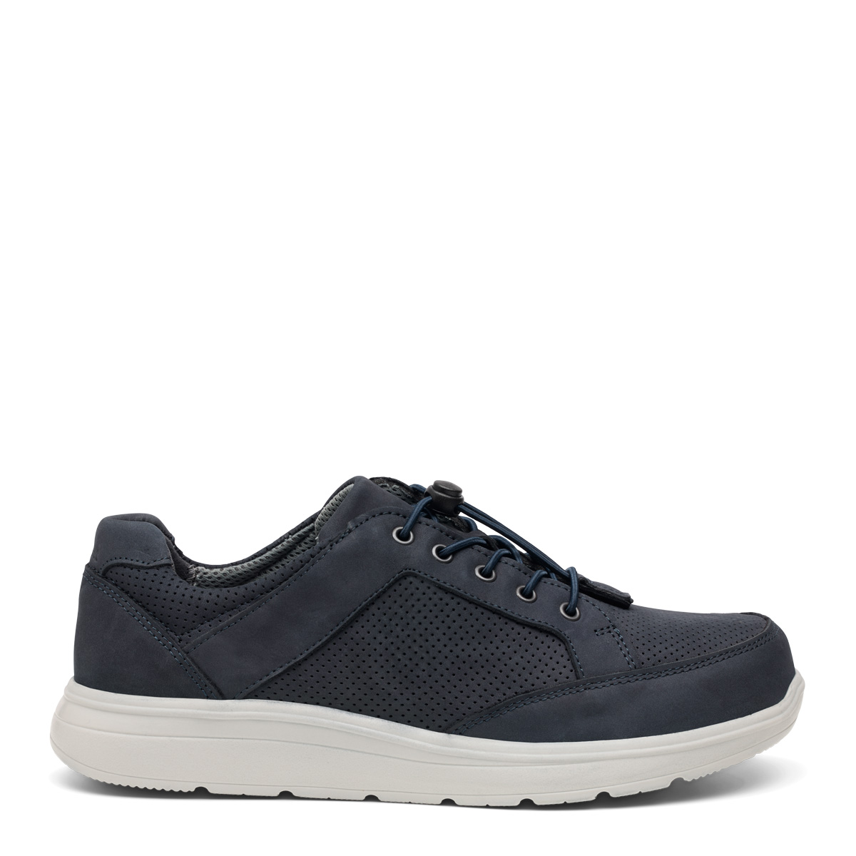 Sporty men s shoes with elastic laces