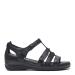 Sandal with heel counter, Black