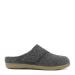 Women´s Indoor shoe with velcro strap, Dark grey