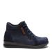 Ankle boot with lace and zip closure for women, Dark navy