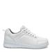 Sporty lace-up shoe for women, White