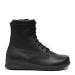 Boot with lace and zipper for women, Black