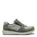 Women´s sneaker with lace and zipper, Olive grey