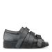 Sandal with heel counter. Hard rocker sole PRO, half pair, Black