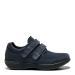 Mens shoe with double velcro, Blue
